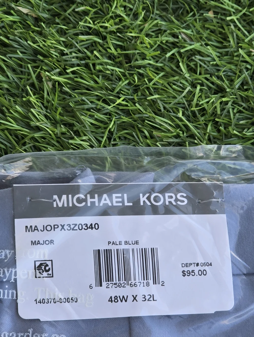 Michael Kors Classic Dress Pants Mens 48X32 Blue $95 MRSP Career NWT